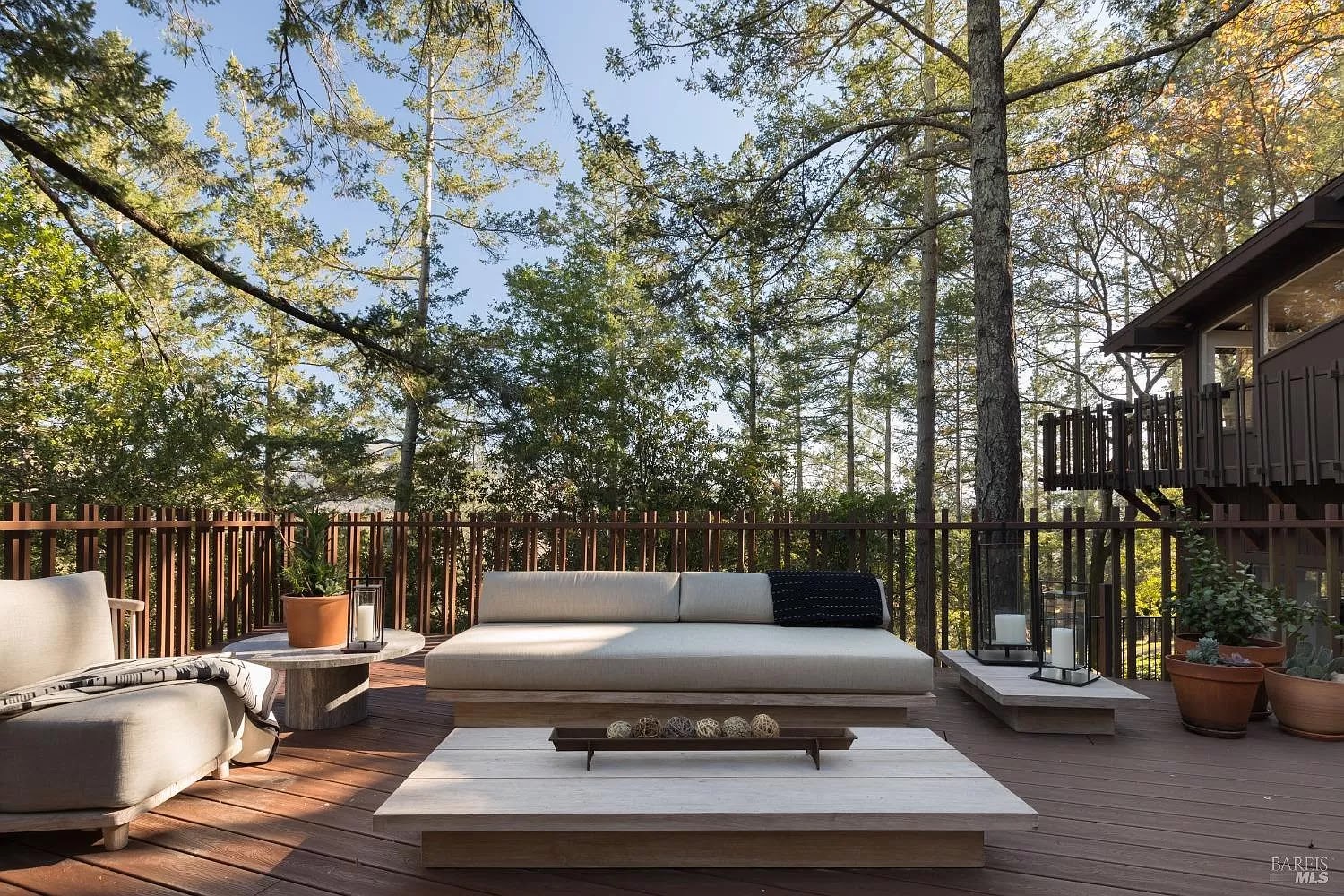 The deck at Fable Sonoma